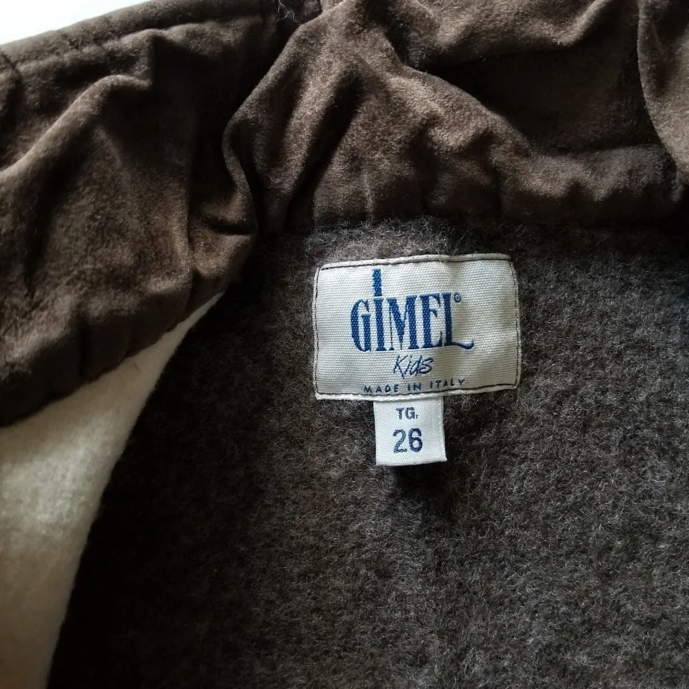 Gimel Kids Italian Brand Brown Jacket size 2-3T